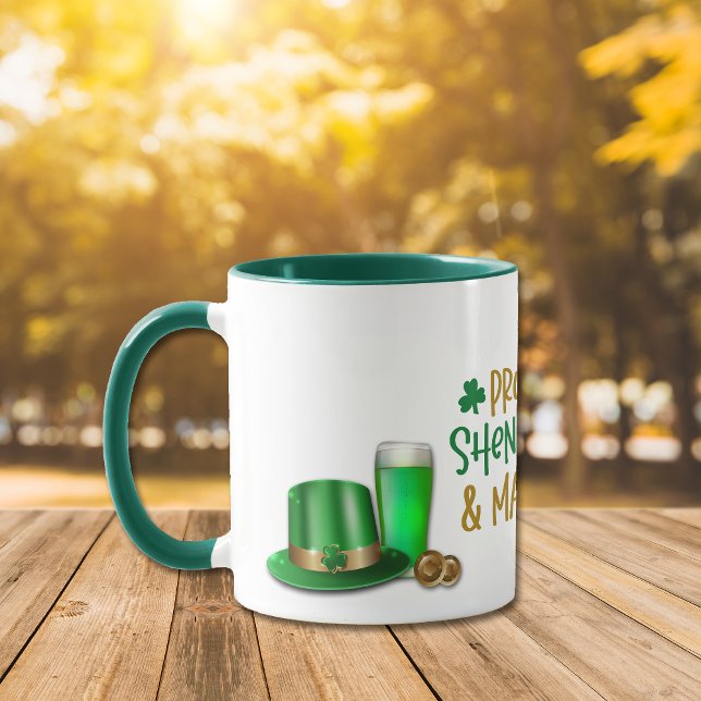 Irlandais Prone to Shenanigans Mug (Créateur téléchargé)