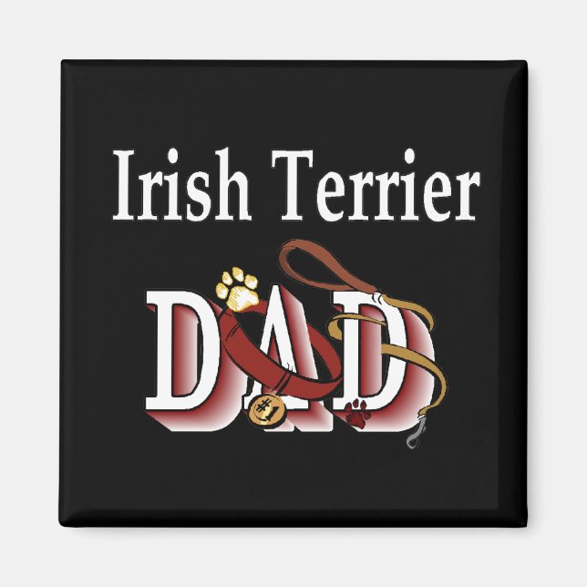 Irlandais Terrier dad Magnet (Devant)