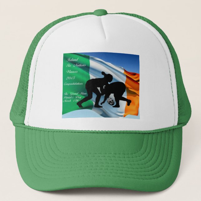 Irlandaise casquette de rugby (Devant)