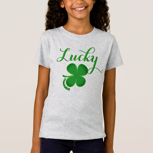 Irlandaise supérieure de fille de T-SHIRT du JOUR (Devant)