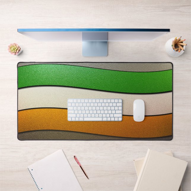 Irlande Drapeau couleurs-Chrome par Shirley Taylor (Bureau 1)