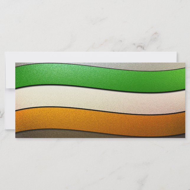 Irlande Drapeau couleurs-Chrome par Shirley Taylor (Devant)