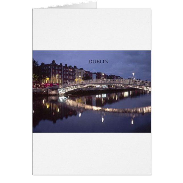 Irlande Dublin Bridge nuit (St.K) (Devant)
