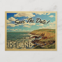 Irlande Enregistrer La Date Cartes Postales Vintag