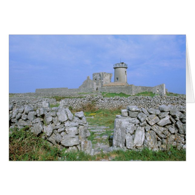 Irlande, Inishmore, île d'Aran, fort de Dun Aengus (Devant horizontal)