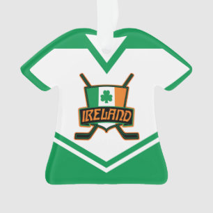Irlande Nom et numéro Jersey Logo Orament