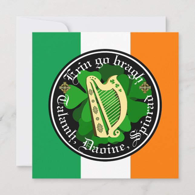 Irlande pour toujours/Erin aller bragh/a terre/peu (Devant)