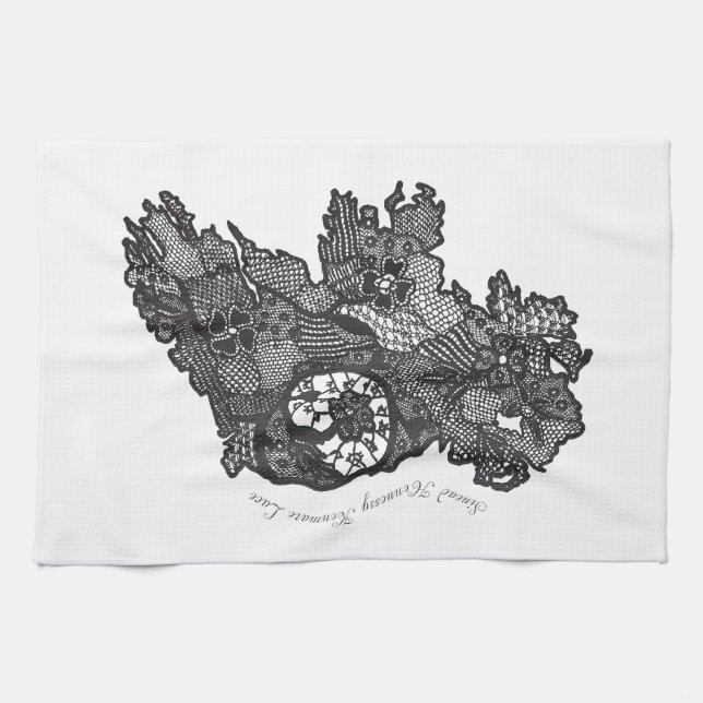 Irlande Serviette à thé imprimé en dentelle Kenmar (Horizontal)