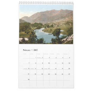 Irlande Vintage, calendrier d'images irlandaises a