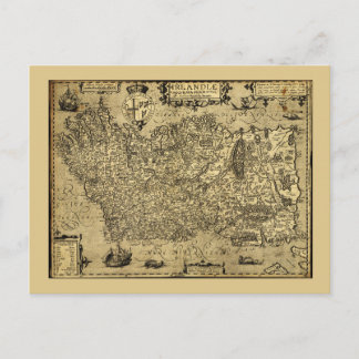 Irlandiæ Irlande Carte de Baptista Boazio vers 160