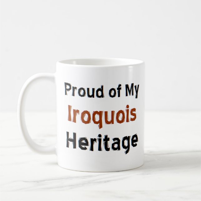 iroguois patrimoine tasse à café (Gauche)