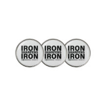 Iron Sharpens Iron Golf Ball Markers - Set 3
