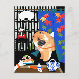 IRRASHAIMASE Chow carte postale