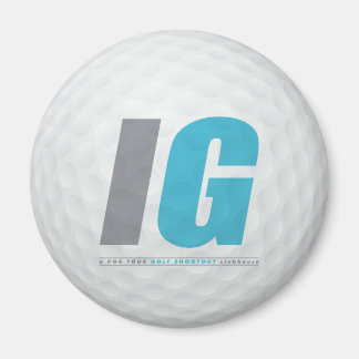 Irrationnel Les Gars Golf Ball Magnet