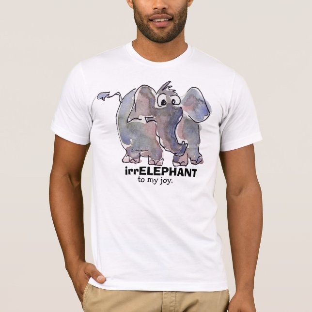 irrELEPHANT à mon T-shirt de bande dessinée de la (Devant)