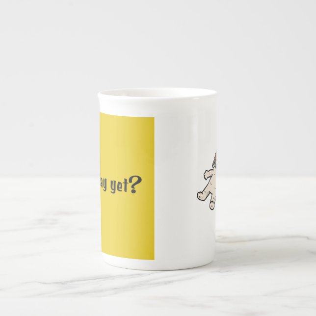 Is It Friday Yet? Funny Lazy Cat Mug – Cute Workda (Devant)