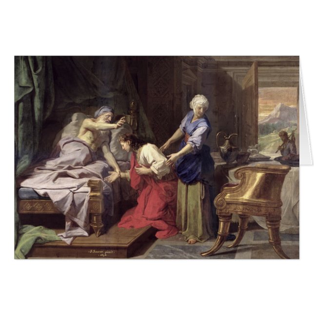 Isaac bénissant Jacob, 1692 (Devant horizontal)