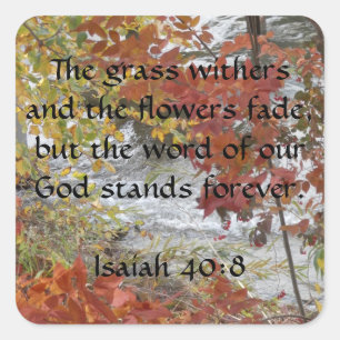 Isaïe 40:8 autocollants