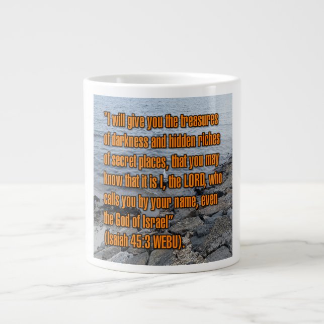 Isaïe 45:3 Mug WEBU (Devant)