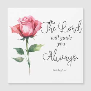 Isaïe 58:11 Bible de graduation de fleurs Verse