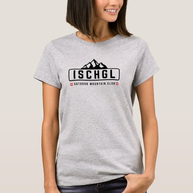 Ischgl Autriche Extérieur  T-Shirt (Devant)