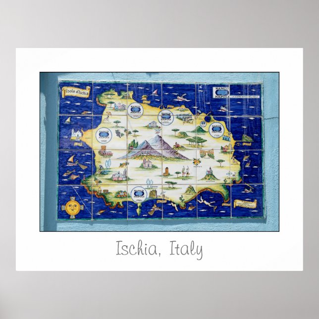 Ischia, Italie grand poster (Devant)
