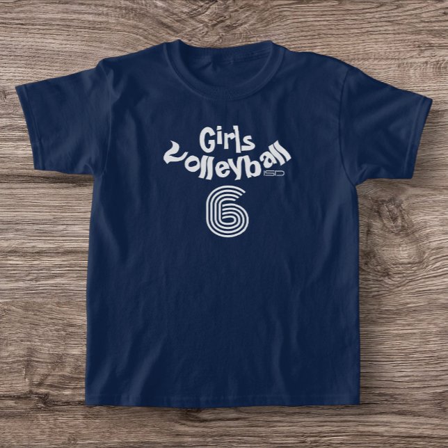 ISD Girls Volleyball Basic T-Shirt (Créateur téléchargé)