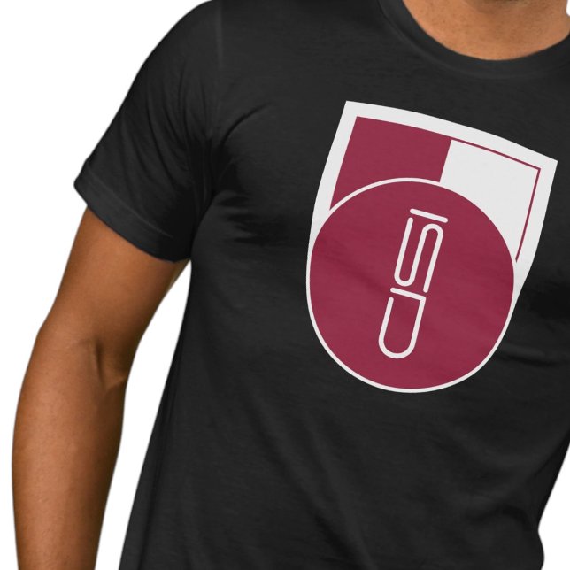 ISD Logotype Red & White Streetwear Retro T-Shirt (Créateur téléchargé)