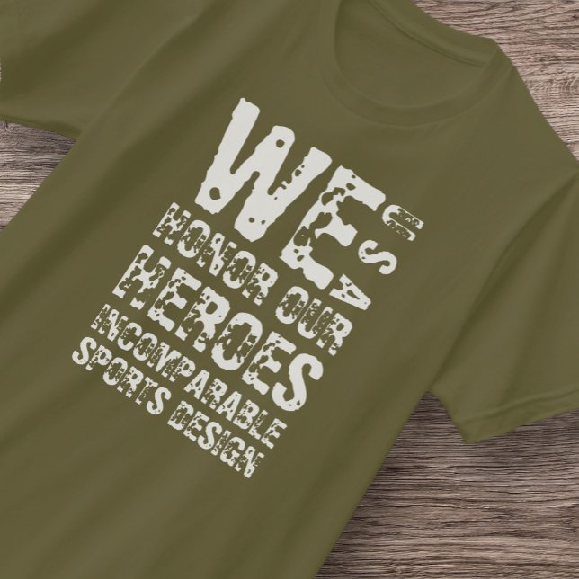 ISD Nous Honorions Nos Héros T-Shirt Basic (Créateur téléchargé)