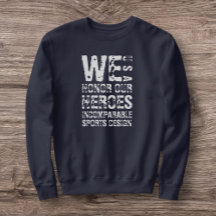 ISD Nous honorons Notre Sweatshirt Héros