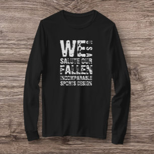 ISD Nous Saluons Notre T-Shirt À Longues Manches T