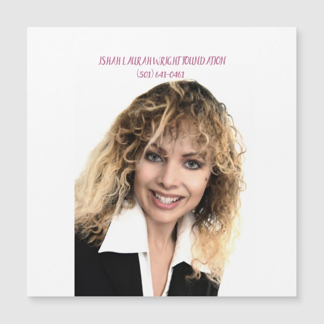 ISHAH LAURAH WRIGHT FOUNDATION (Devant)