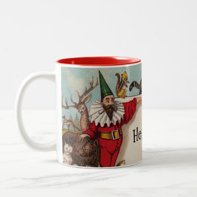Isidore l'Elfe et ses animaux Mug (Gauche)