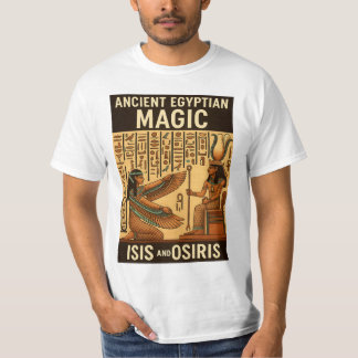 Isis & Osiris Art égyptien - T-shirt spirituel