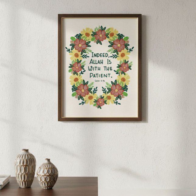 Islamic Allah Quran Wall Art Poster (Créateur téléchargé)