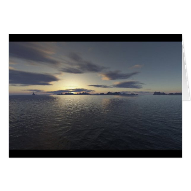 Island Sunrise (Devant horizontal)