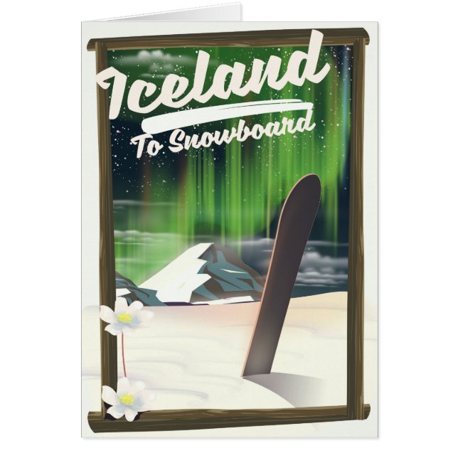 Islande au snowboard (Devant)