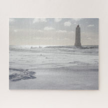 Islande Jigsaw Puzzle - Malariff Lighthouse Winter