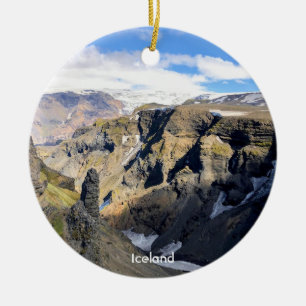 Islande nature - ornement céramique