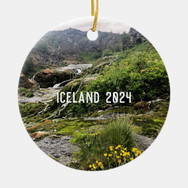 Islande - ornement céramique (Devant)