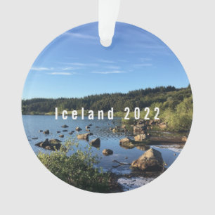 Islande - Ornement céramique personnalisé
