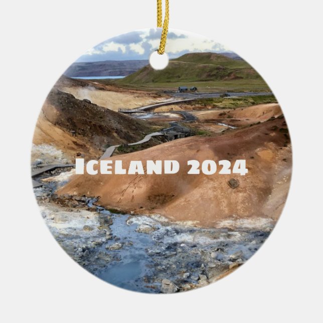 Islande - Ornement en céramique (Devant)