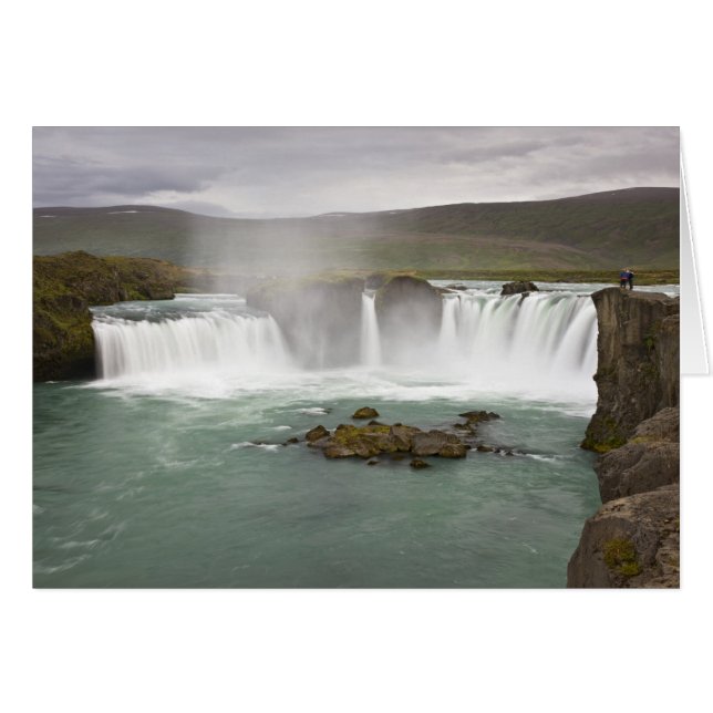 Islande. Vue sur les chutes de Godafoss sur la (Devant horizontal)