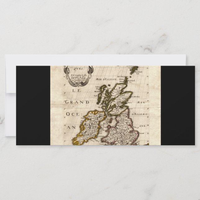 Isles Britanniques - 1700 Nicolas Fils Sanson Map (Devant)