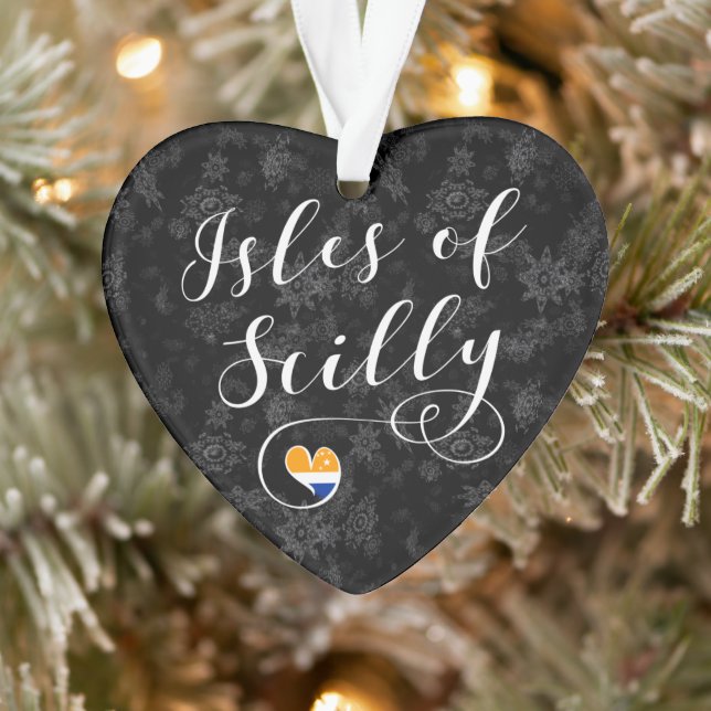 Isles of Scilly Drapeau Coeur (Arbre)