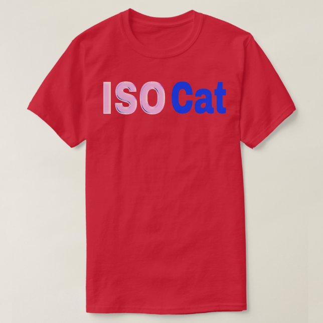 ISO Cat avant TShirt (Design devant)