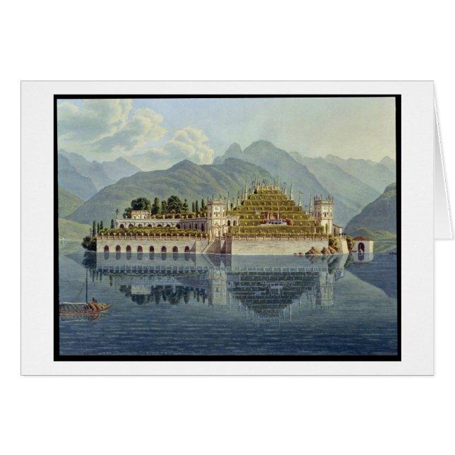Isola Bella, lac Maggiore : les jardins en (Devant horizontal)