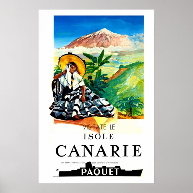 Isole,Canarie,Travel Poster (Devant)