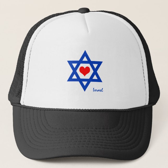 Israël Coeur et amour Voyage / casquette sportif d (Devant)