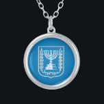Israël & Israël Emblem mode Bijoux / Collier<br><div class="desc">Collier: Armoiries israéliennes & bijoux de mode Israël - amour mon pays,  jour de la mère,  anniversaire / patriotes</div>